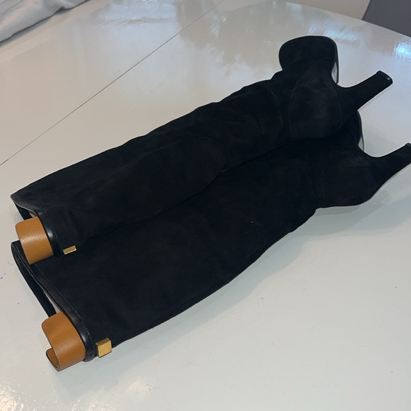 Stuart Weitzman Black Suede Boots - Picture 3 of 7